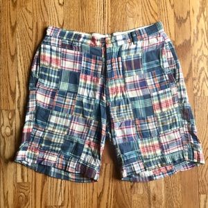 J. Crew Madras shorts.